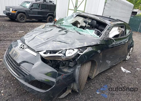 2016 Hyundai Veloster из США, поврежденный, VIN KMHTC6AD3GU289057